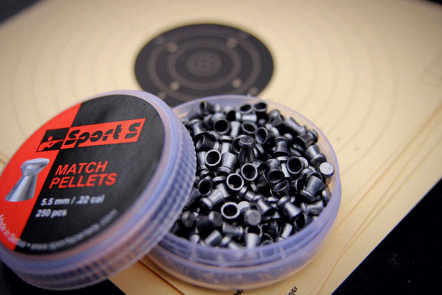 PIOMBINI MATCH A TESTA PIATTA CAL. 5,5mm/.22 SPORT S 250PCS