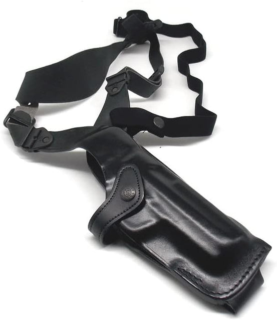 FONDINA ASCELLARE VERTICALE IN CUOIO TERMOFORMATO NERO VEGA HOLSTER