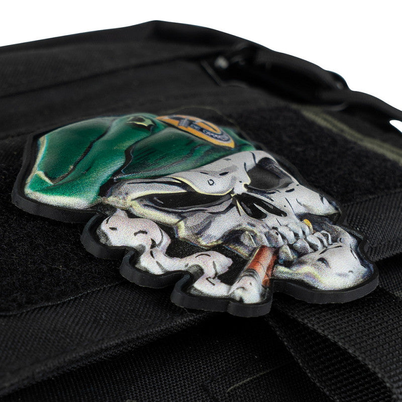 PATCH PLASTIFICATA GREEN BERET SKULL 101 INC.