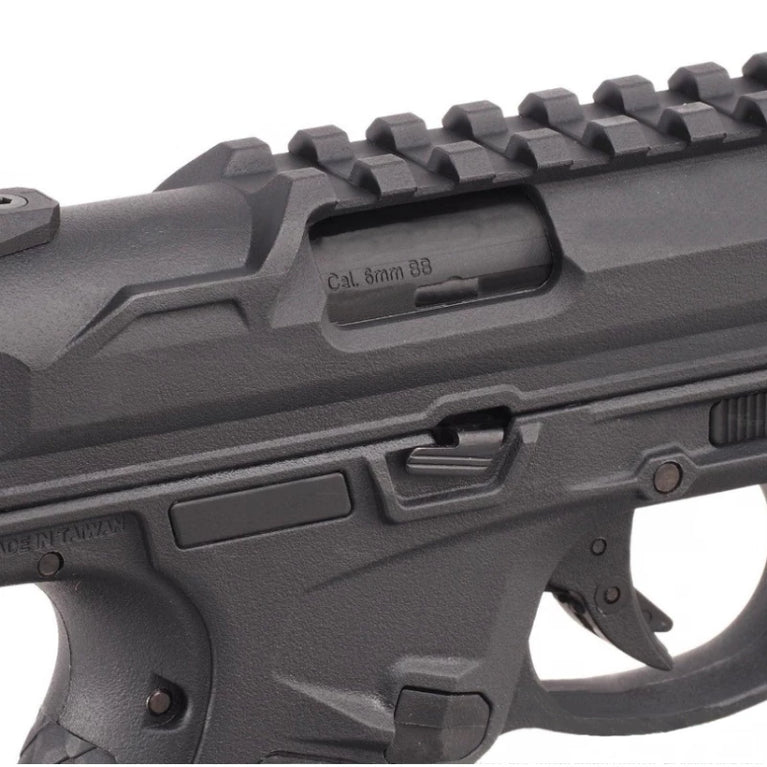 PISTOLA A GAS SHINOBI ASSASSIN GBB NERA FULL AUTO ACTION ARMY