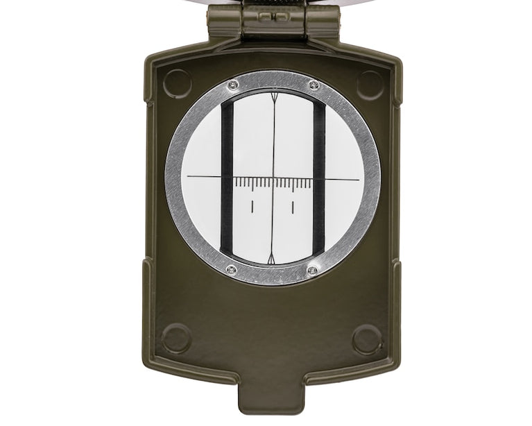 BUSSOLA PRISMATICA IN METALLO MILTEC