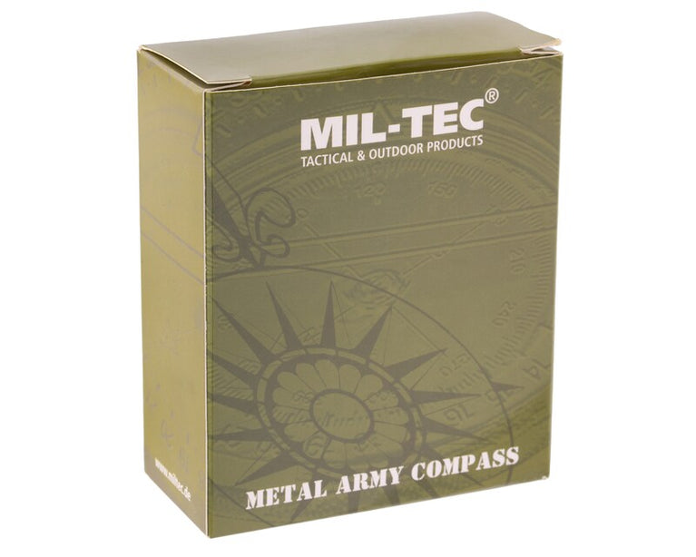 BUSSOLA PRISMATICA IN METALLO MILTEC