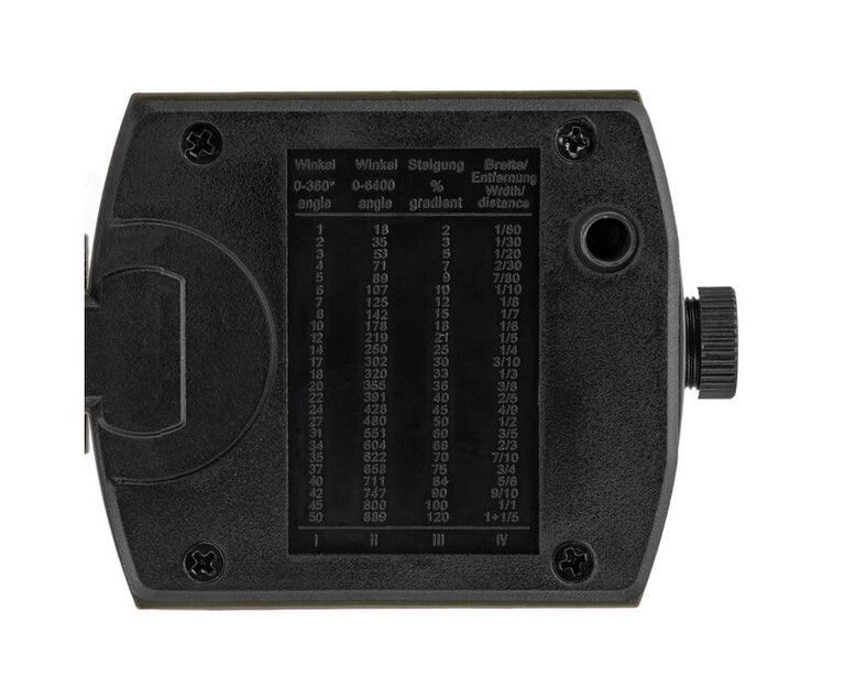 BUSSOLA PRISMATICA IN METALLO MILTEC