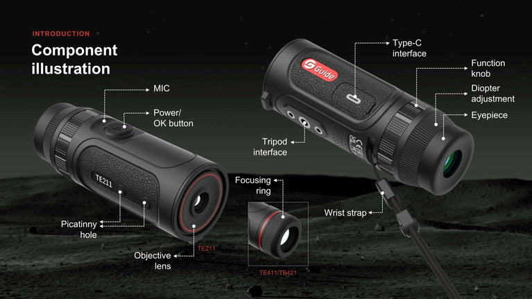 TERMOCAMERA MONOCULARE TE211 GUIDE OUTDOOR