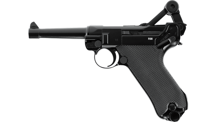 PISTOLA A CO2 P08 BLOWBACK A BIGLIE CAL. 4,5mm LEGENDS UMAREX