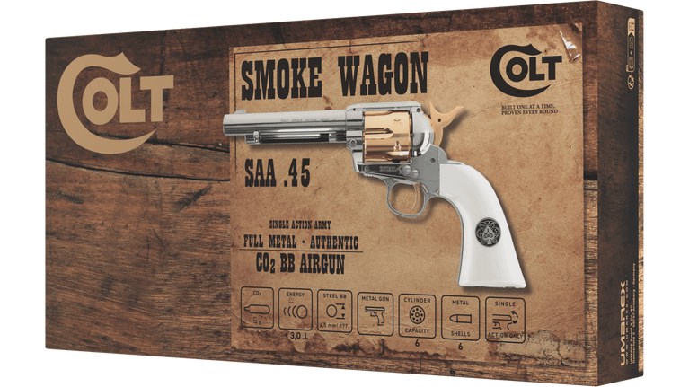 REVOLVER SMOKE WAGON PEACE 4.5 CO2 <7,5 COLT UMAREX