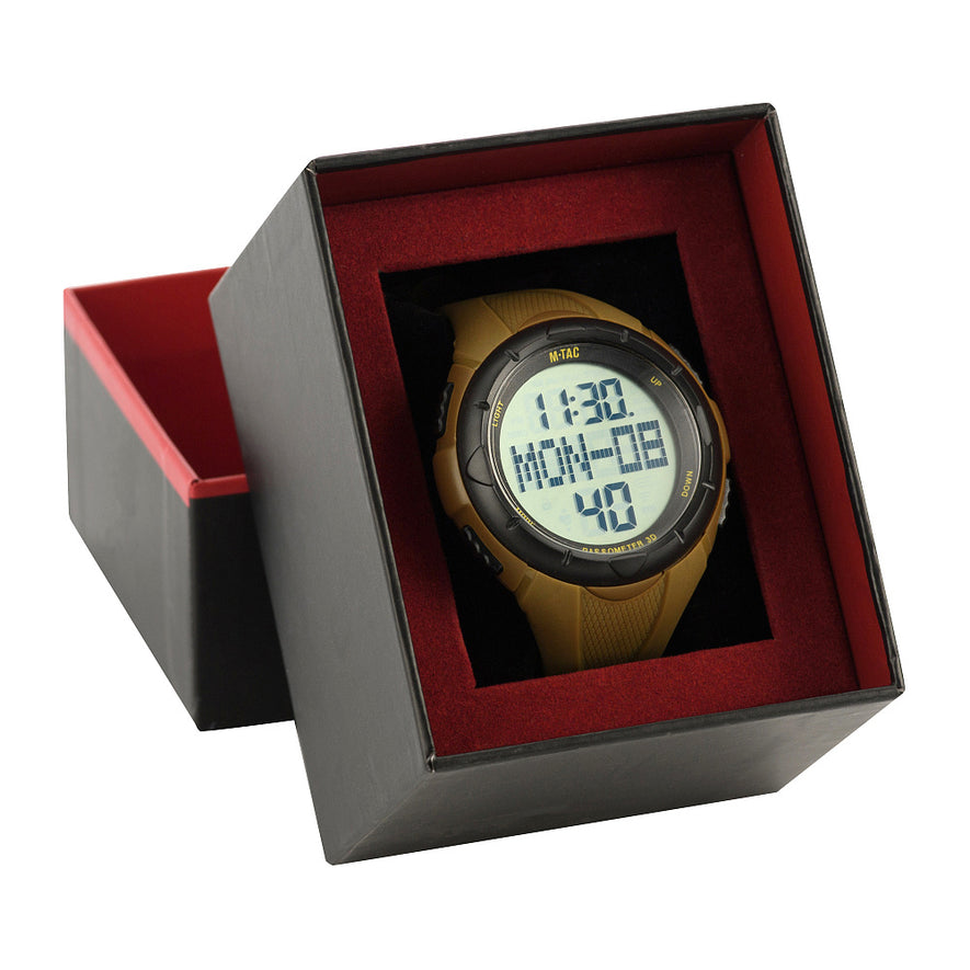 Orologio tattico con contapassi colore coyote M-Tac