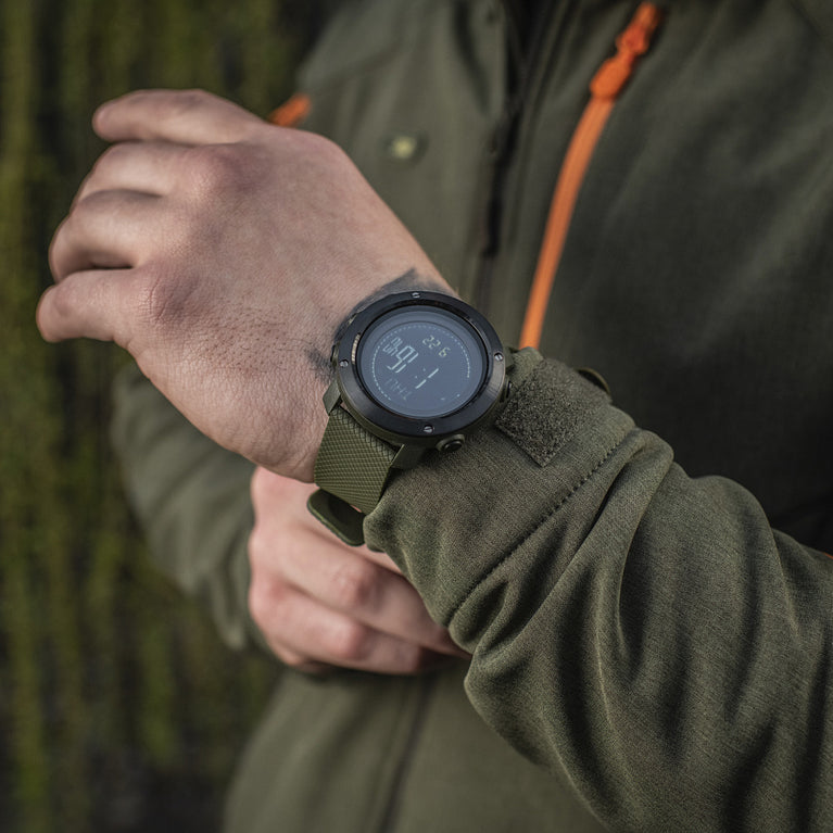 Orologio con barometro Multifunctional Tactical colore verde M-Tac