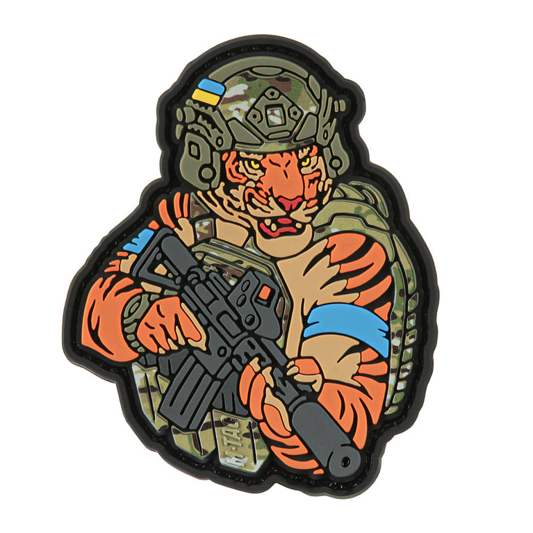 Patch Velcro Tiger Blue tape PVC mulTICAM M-TAC