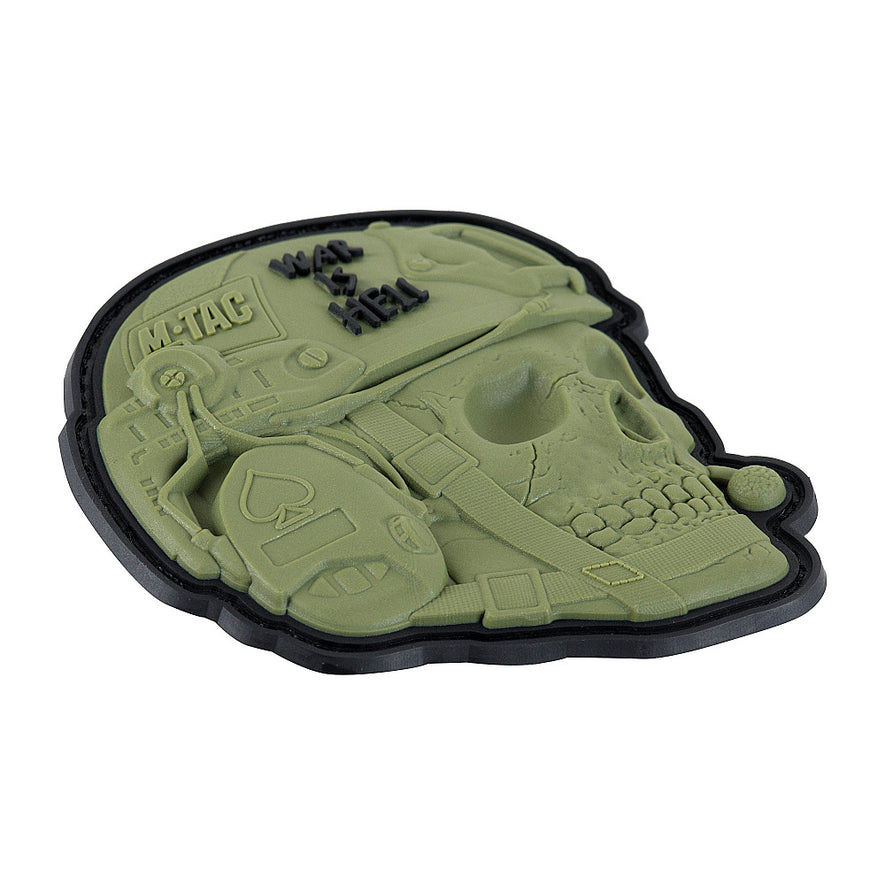 Patch Operator 3D PVC VERDE WAR IS HELL M-TAC