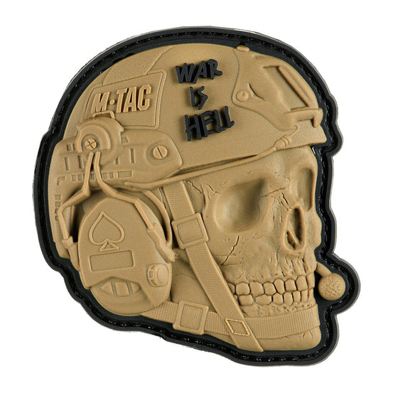 Patch Operator 3D PVC colore COYOTE WAR IS HELL M-TAC
