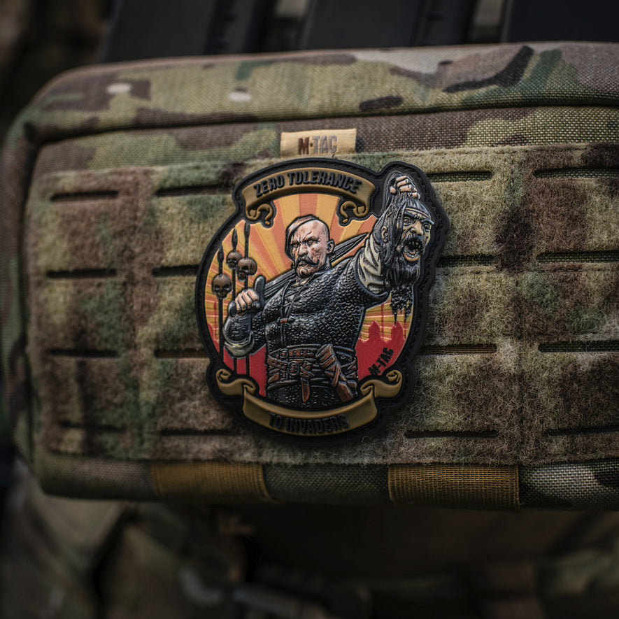 Patch in pvc Con Velcro Zero Tolerance colore COYOTE M-TAC