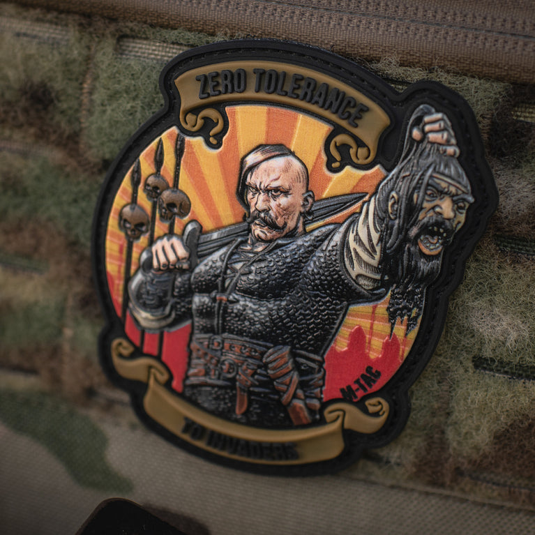 Patch in pvc Con Velcro Zero Tolerance colore COYOTE M-TAC