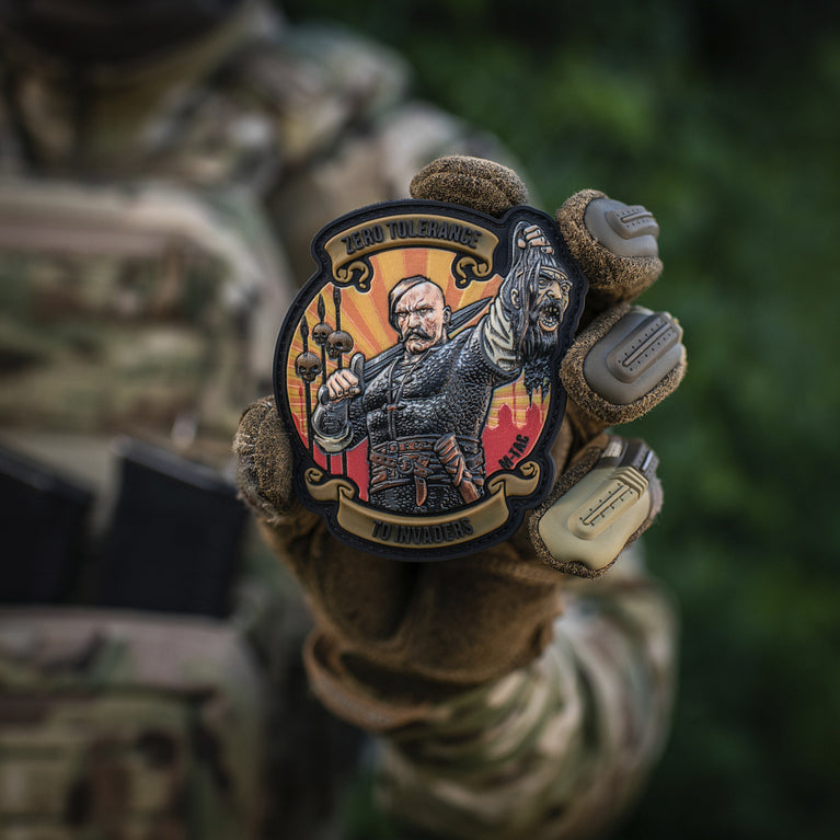 Patch in pvc Con Velcro Zero Tolerance colore COYOTE M-TAC