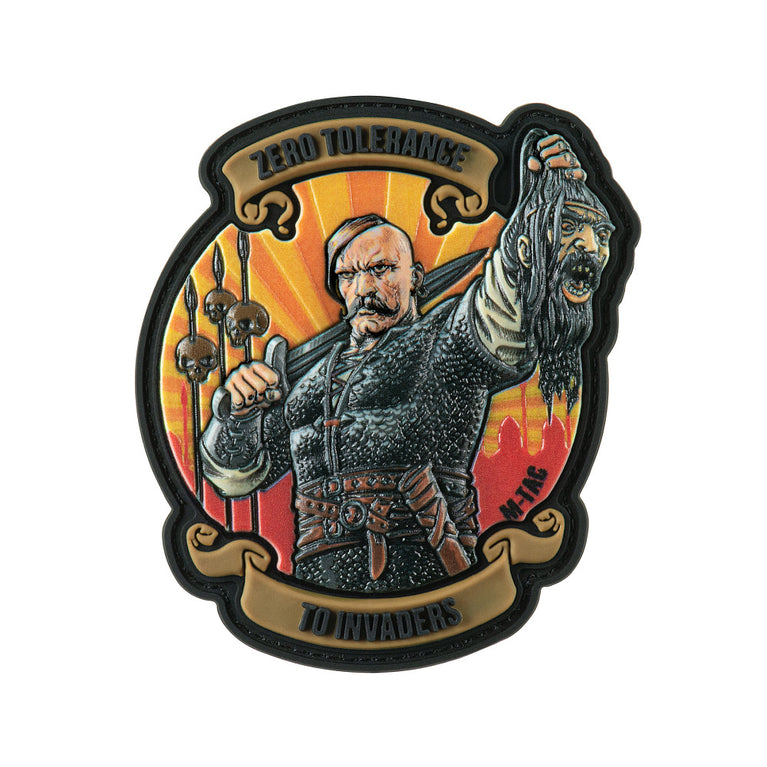 Patch in pvc Con Velcro Zero Tolerance colore COYOTE M-TAC