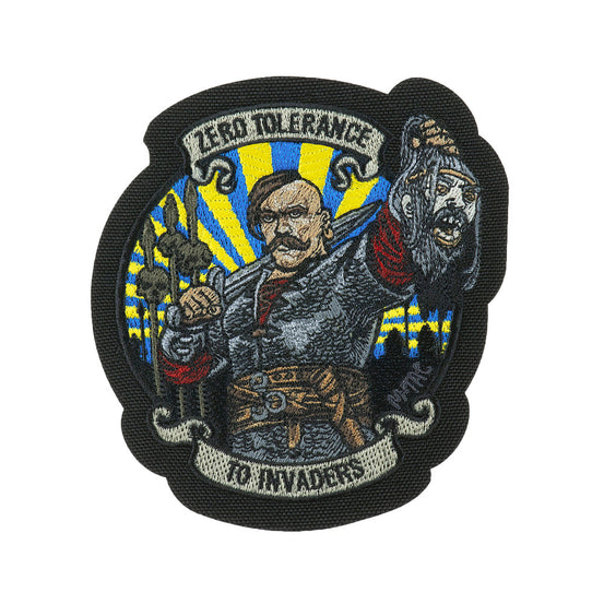 Patch ricamata Con Velcro Zero Tolerance NERA M-TAC