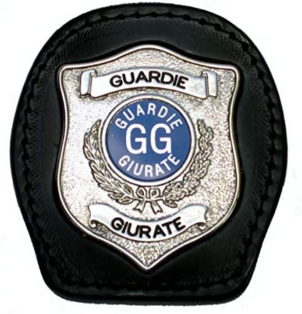 PORTA PLACCA GUARDIE GIURATE COLORE ARGENTO VEGA HOLSTER