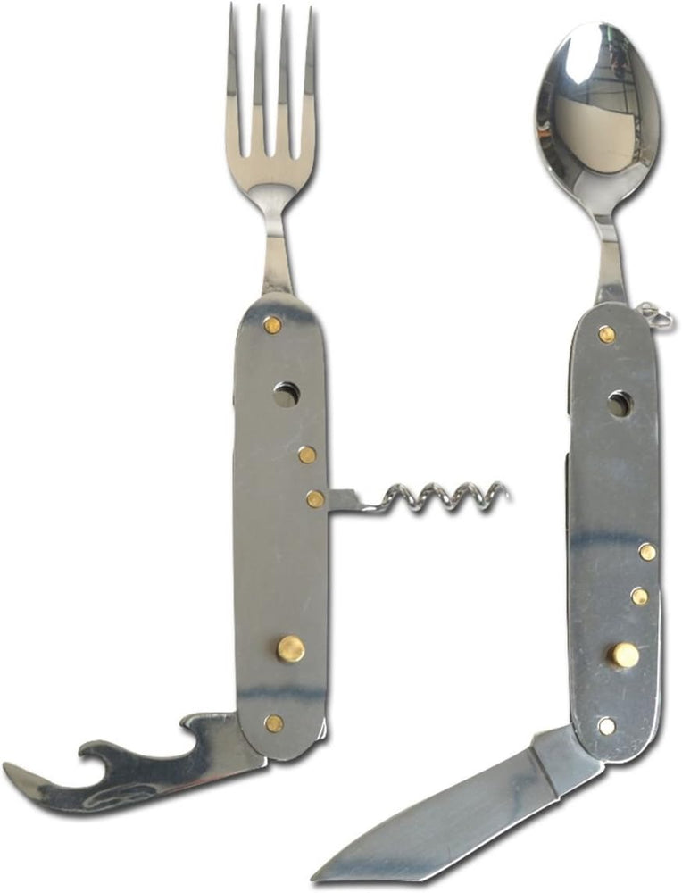 COLTELLO MULTIUSO 6 IN 1 CON POSATE MILTEC