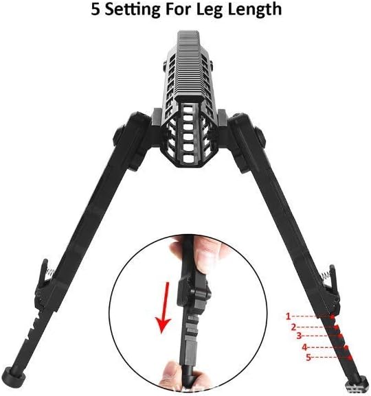 BIPIEDE V9 PER SLITTE M-LOK 6-8"