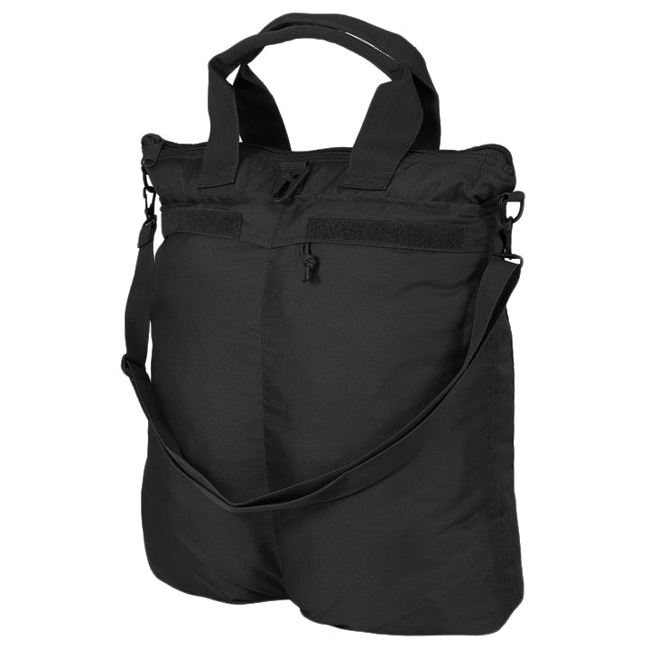 BORSA PORTA CASCO CON TRACOLLA E SPALLACCI NERA MILTEC