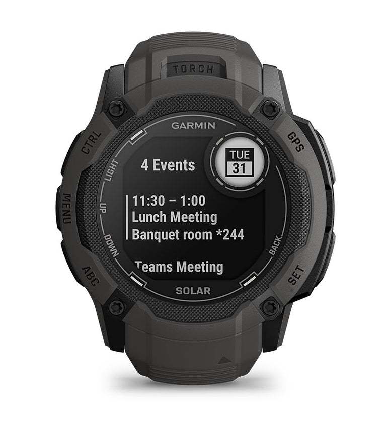 SMARTWATCH INSTINCT 2X SOLAR GRAPHITE GARMIN