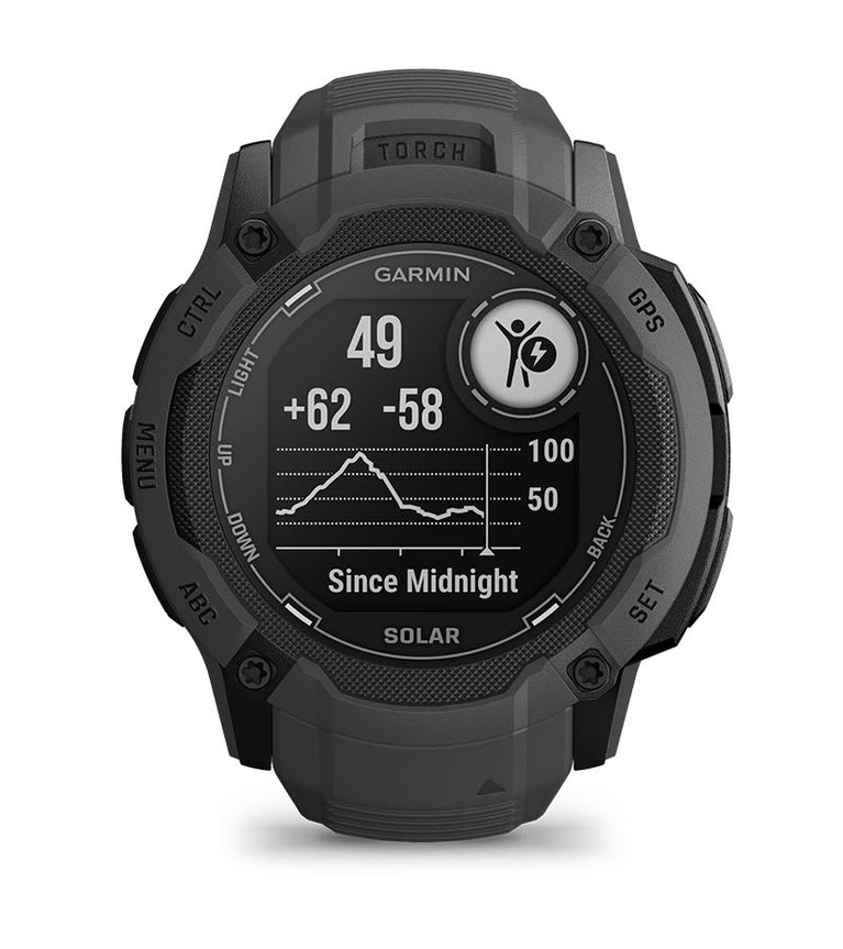 SMARTWATCH INSTINCT 2X SOLAR GRAPHITE GARMIN