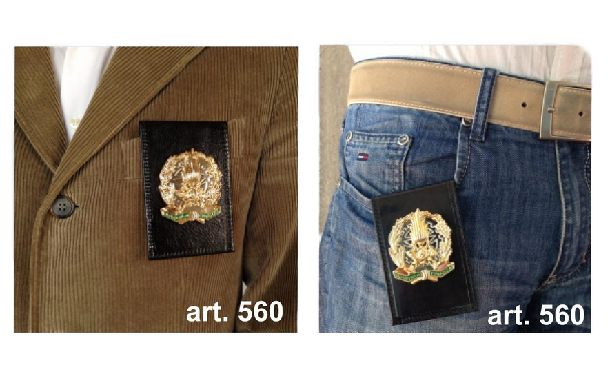 PORTAFOGLIO GUARDIA DI FINANZA CON PORTATESSERINO ESTRAIBILE ED ESPONIBILE ASCOT