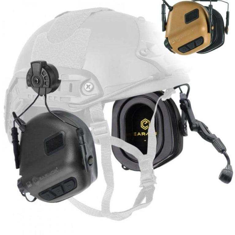 CUFFIE PER ELMETTO M32H PLUS COYOTE BROWN