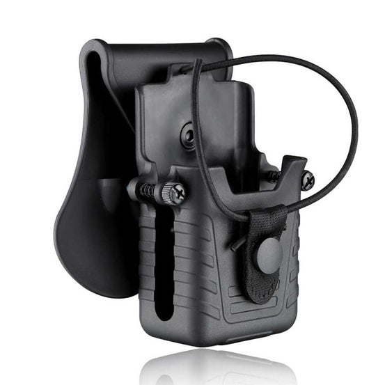 TASCA PORTA RADIO UNIVERSALE IN POLIMERO NERO AMOMAX