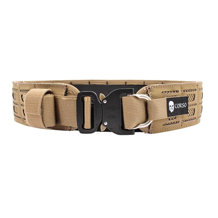 CINTURONE HOOK LASER CUT MK6 COYOTE BROWN CORSO