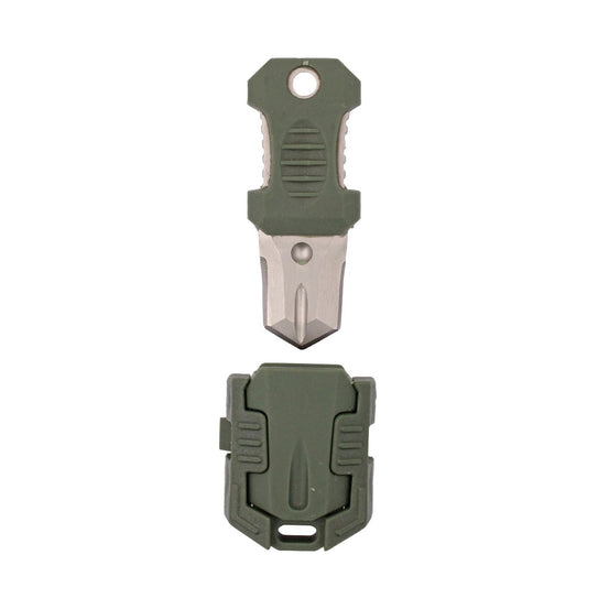 MINI COLTELLO CON FODERO RIGIDO VERDE IMMORTAL WARRIOR