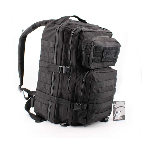 ZAINO TATTICO CON ATTACCHI MOLLE DA 36 L. NERO IMMORTAL WARRIOR