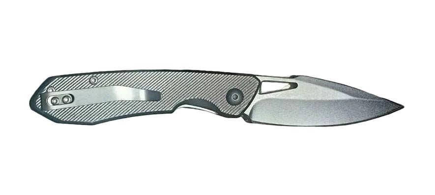 COLTELLO A LAMA RICHIUDIBILE NERO CON CLIP THIRD AMONT
