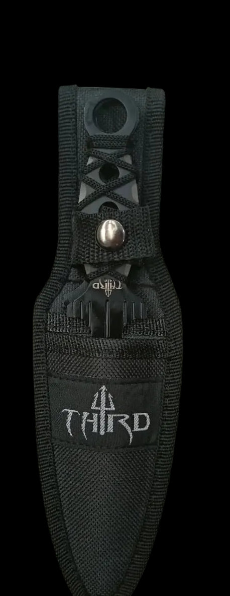 SET DA 2 COLTELLI DA LANCIO CON FODERO IN NYLON THIRD AMONT