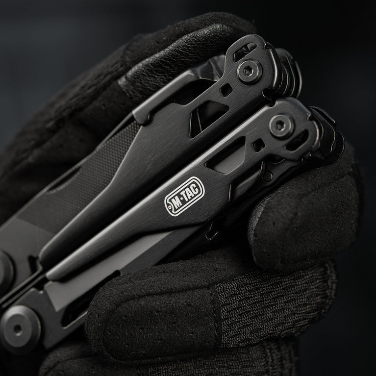 COLTELLO MULTIFUNZIONE MULTITOOL TYPE 9 NERO M-TAC