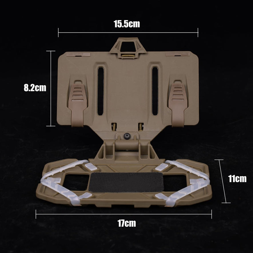 PIASTRA DI NAVIGAZIONE PIEGHEVOLE TAN CON ATTACCO MOLLE