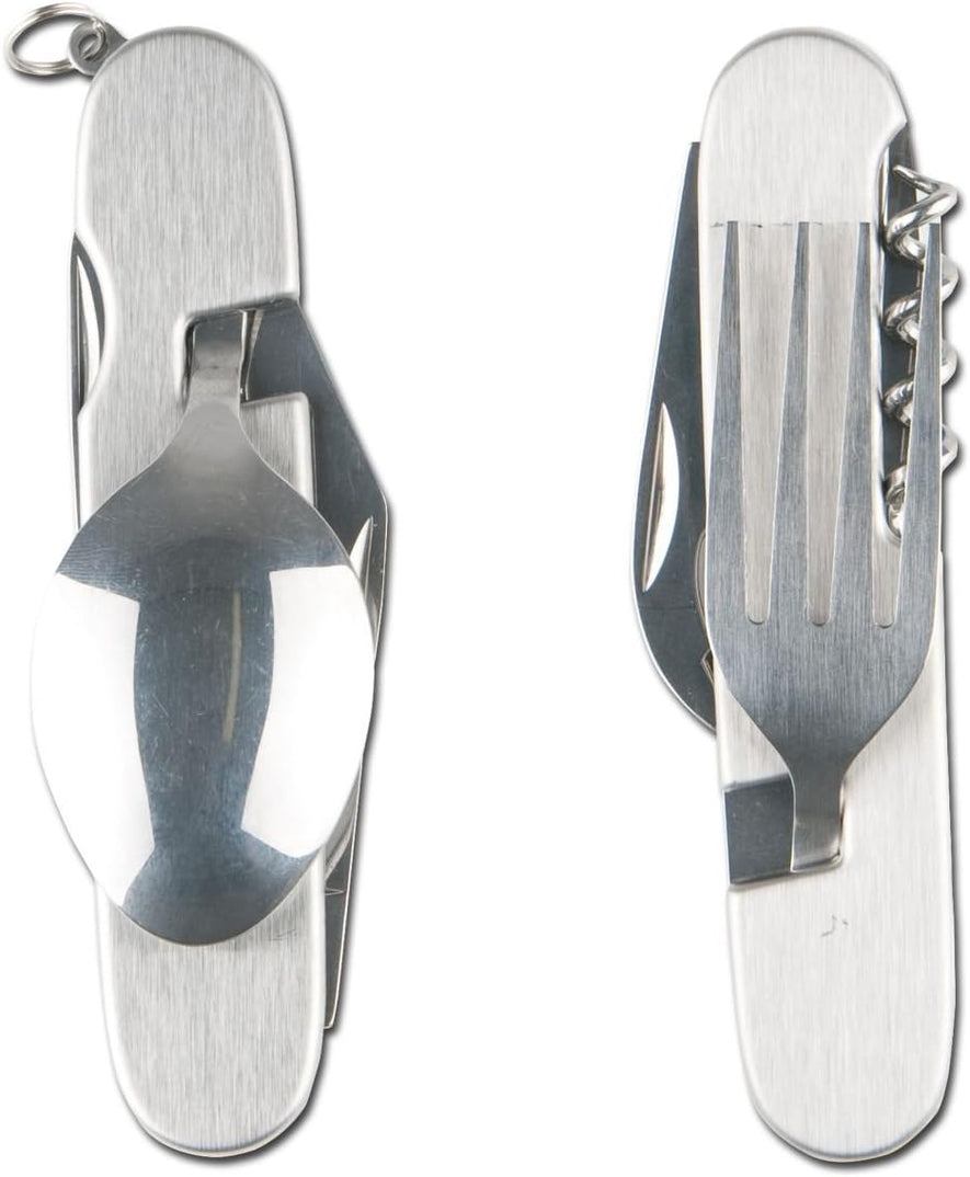 COLTELLO MULTIUSO 6 IN 1 CON POSATE MILTEC