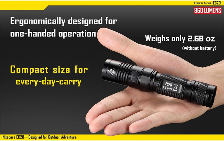 Torcia Modello Ec20 Explorer 950 Lumen Nitecore
