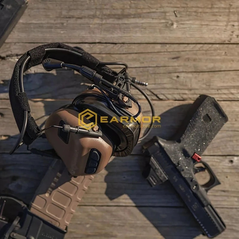 CUFFIE M32 PLUS COYOTE BROWN EARMOR