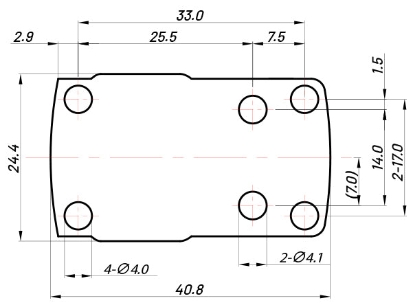 RED DOT PN330 ULTRA COMPATTO AIMWIN
