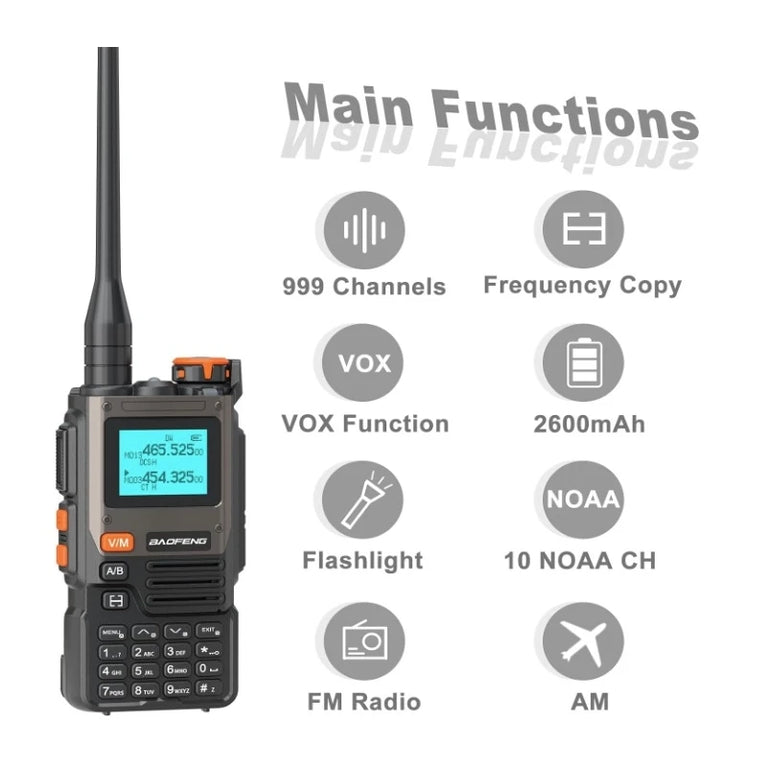RADIO UV-K61 TRI-BANDA BAOFENG