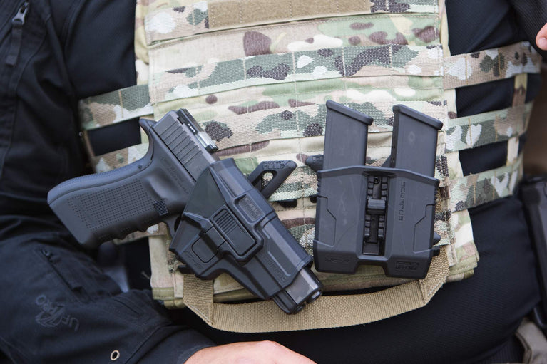 FONDINA SCORPUS MXS 360° NERA PER GLOCK 17/19 FAB DEFENSE