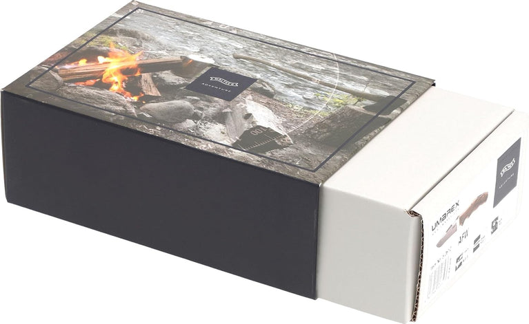 COLTELLO AFW CON LAMA RICHIUDIBILE E IMPUGNATURA IN LEGNO DI NOCE WALTHER