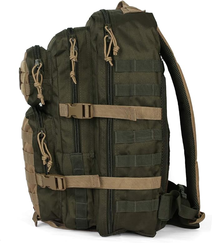 ZAINO US ASSAULT PACK DA 36 LITRI OLIVE GREEN/TAN MIL-TEC