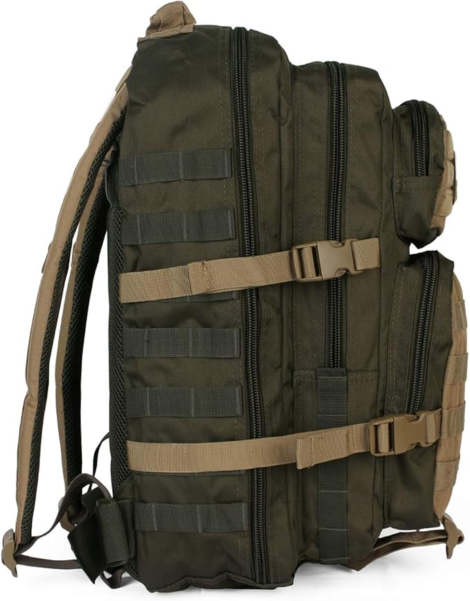 ZAINO US ASSAULT PACK DA 36 LITRI OLIVE GREEN/TAN MIL-TEC