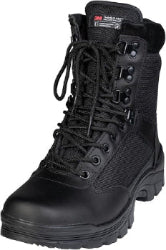 ANFIBI SWAT NERI PELLE E CORDURA MILTEC