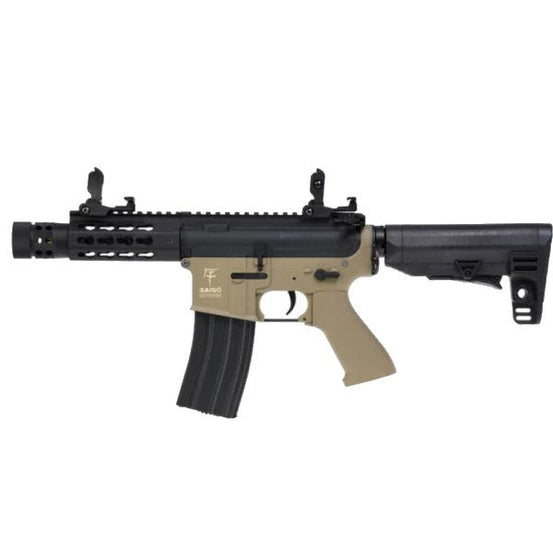 FUCILE SOFTAIR ELETTRICO M4 KENJI SHORT S TAN SAIGO DEFENSE
