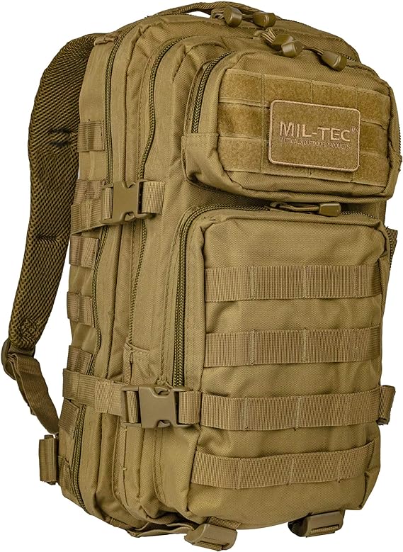 ZAINO TATTICO MILITARE 36 LT colore coyote MILTEC