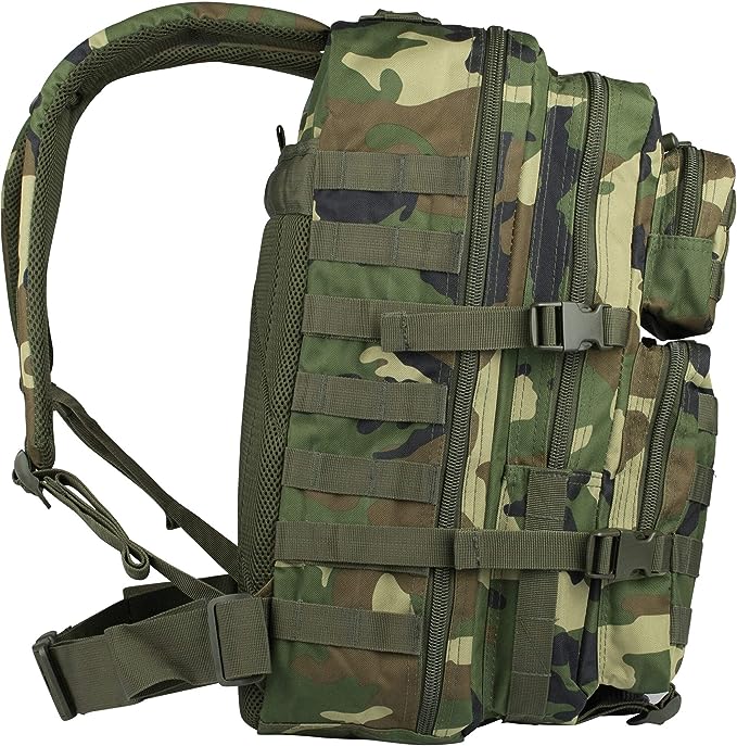 ZAINO TATTICO MILITARE 36 LT colore woodland MILTEC