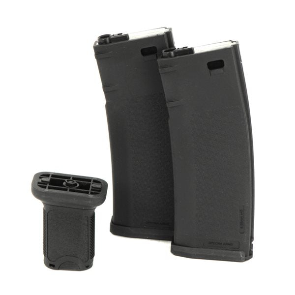 FUCILE SOFTAIR ELETTRICO SA-E40 EDGE HAL2 ETU LIGHT OPS STOCK GEN.2 NERO/BLU SPECNA ARMS